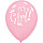 LATEX 13'' ΤΥΠΩΜΕΝΑ IT`S A GIRL 25ΤΕΜ 